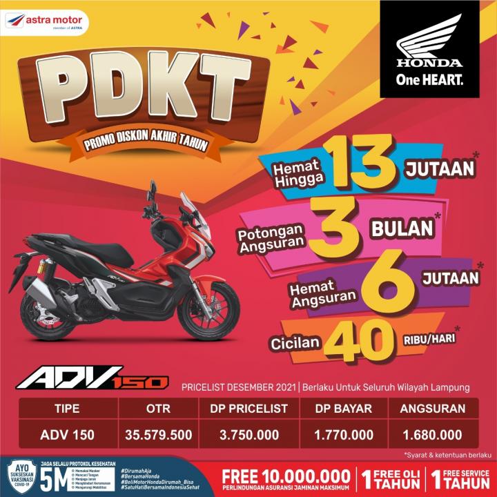 Diskon untuk Honda ADV 150 Kembali Ditebar